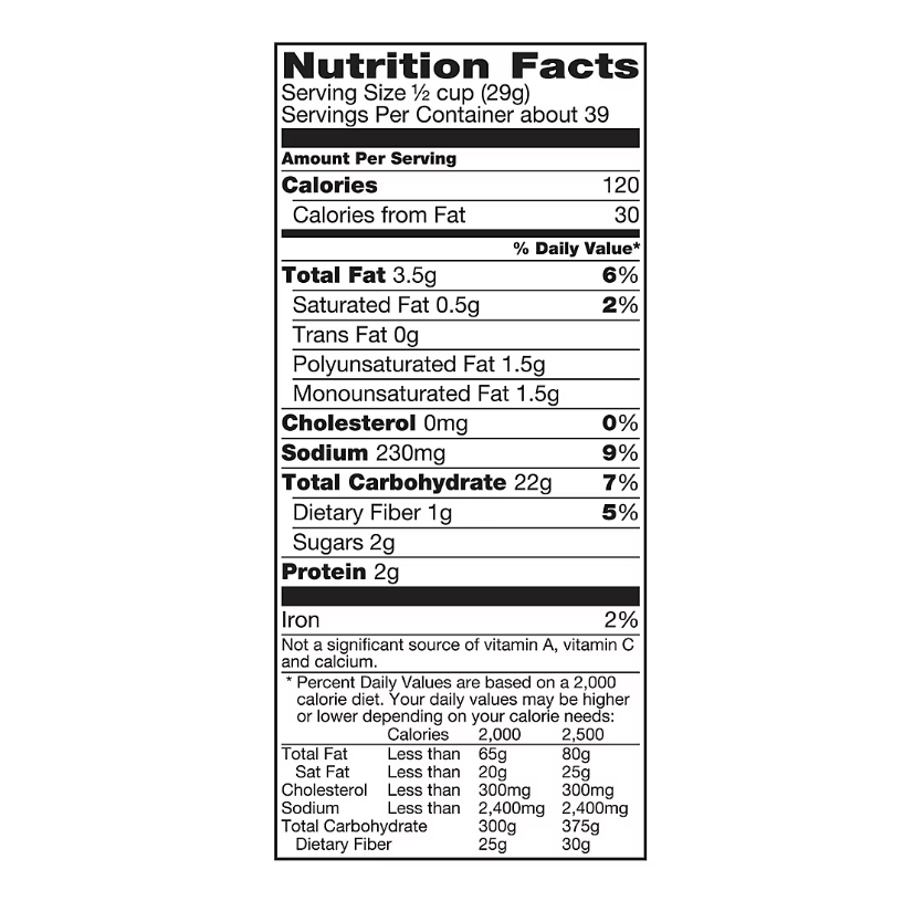 Chex Mix Traditional Savory Snack Mix 40 oz.