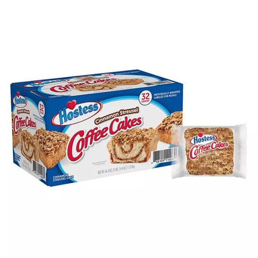 Hostess Cinnamon Streusel Coffee Cake (1.44 oz, 32 pk.)