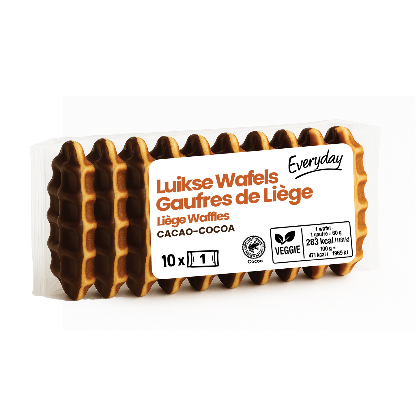 Every Day Chocolate Covered Belgian Waffles